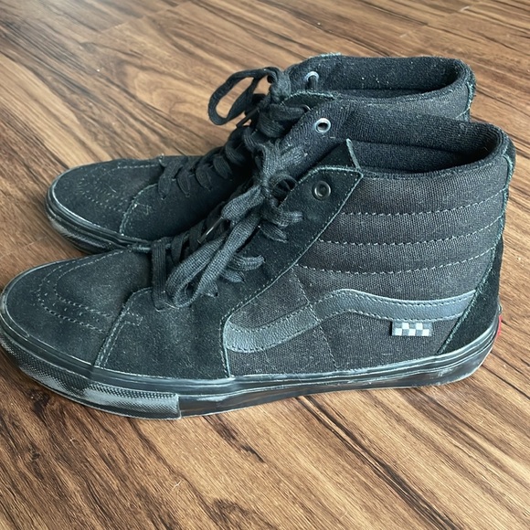 Vans Sk8 Hi Black Size 10 - Picture 3 of 10